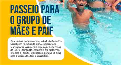 Passeio ao Clube Faiso para o Grupo de Mes e PAIF